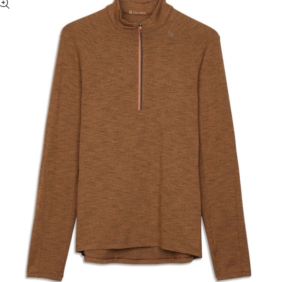 LULULEMON MENS SURGE WARM HALF ZIP JACKET SIZE L - Picture 1 of 7